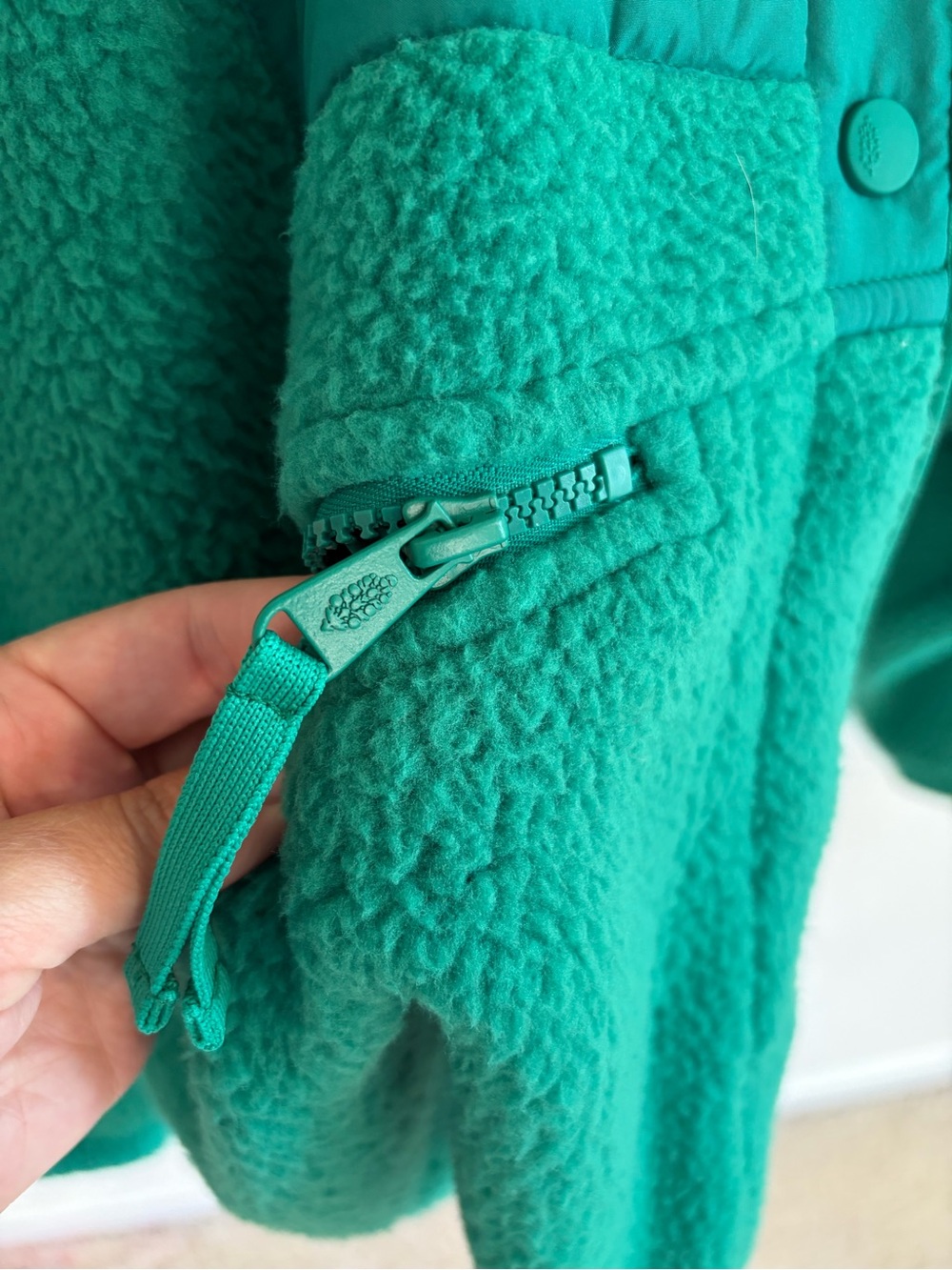 FP Movement Hit the Slopes Fleece Jacket Green Size Small NWOT - Picture 13 of 16